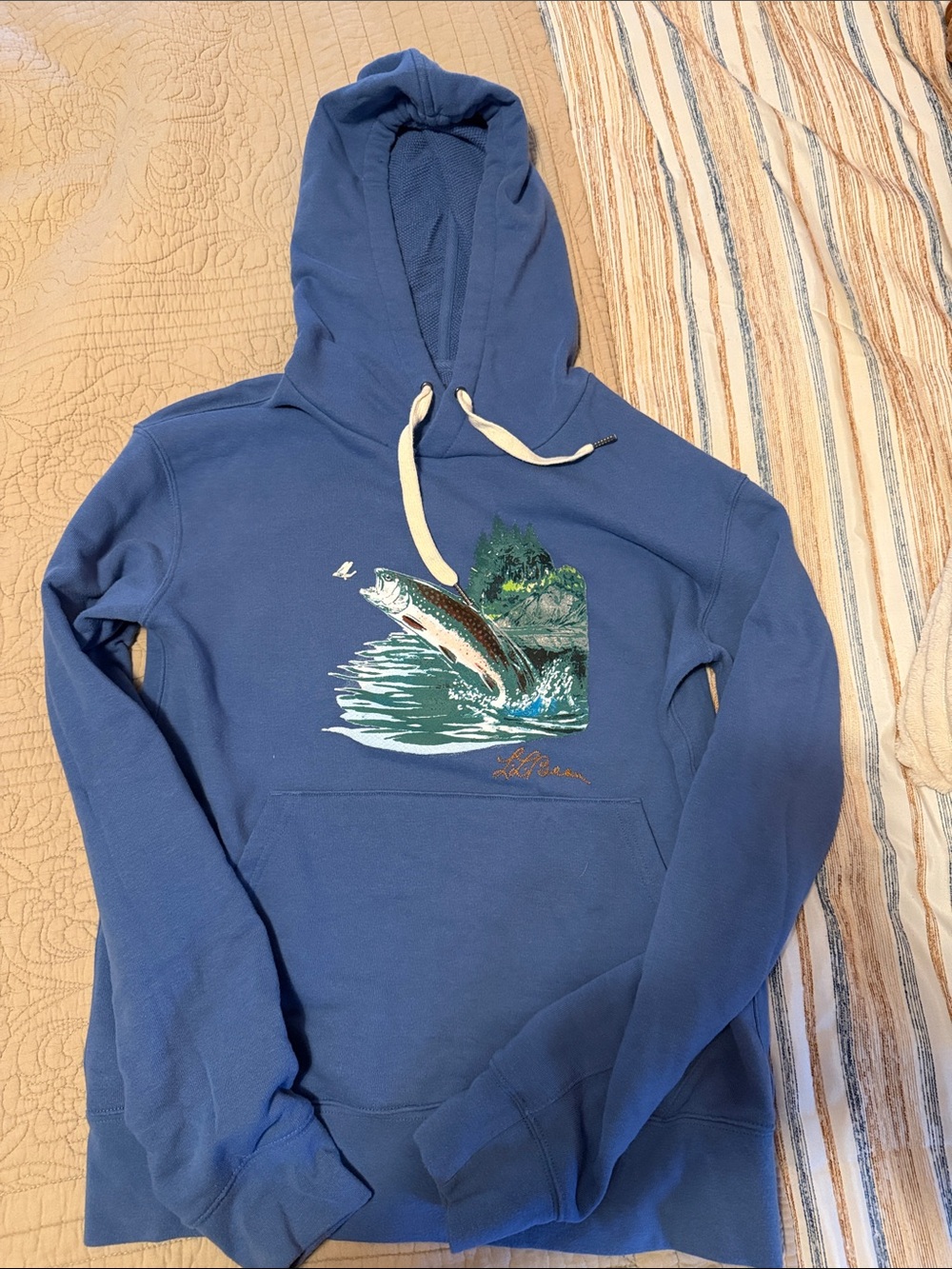 LL Bean Blue Hoodie